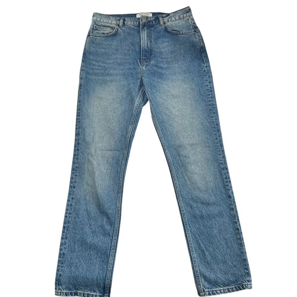 Reformation Women's Julia Straight Leg Jeans Seychelles Wash Size 27